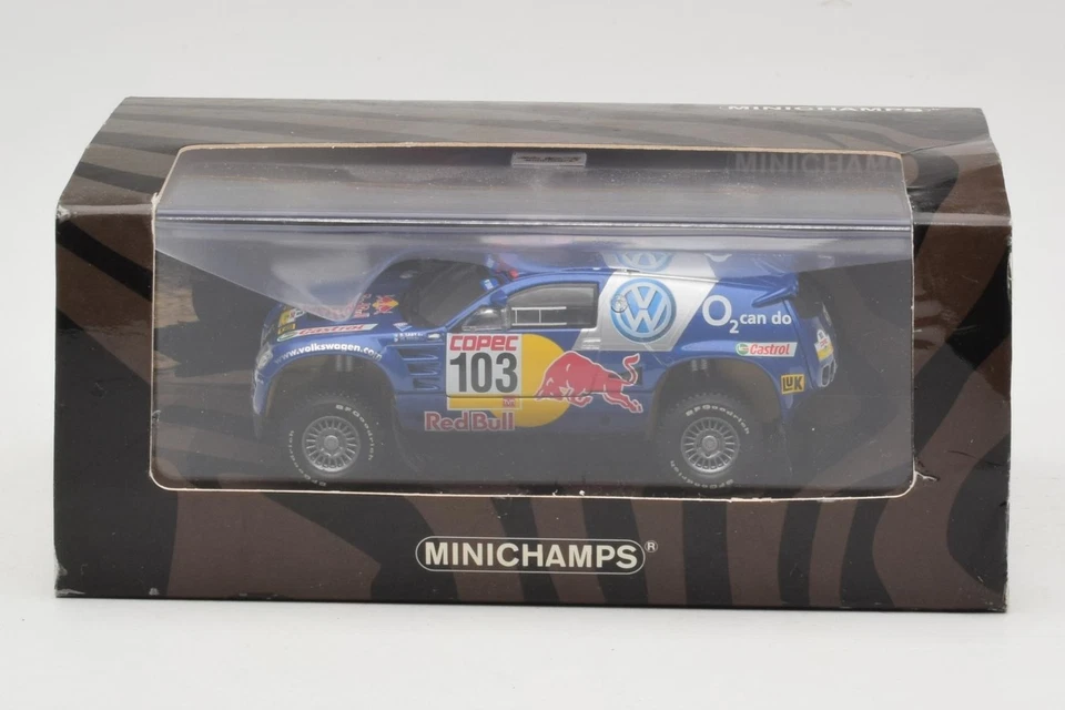 VW Gara Touareg #103 Win Rally Por La Pampa 2005 Saby MINICHAMPS 436053303 1/43 - Immagine 2 di 4