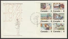 Canada #639a, Letter Carrier Service, LL PB, Official First Day Cover, FDC 1974