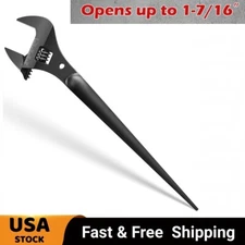 Tools 3239 Adjustable Spud Wrench 16'' Length, 1-5/8 Wrench Opening