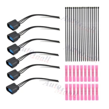 6pcs Ignition Coil Pack Connector Plug For Honda Accord Odyssey Pilot Ridgeline