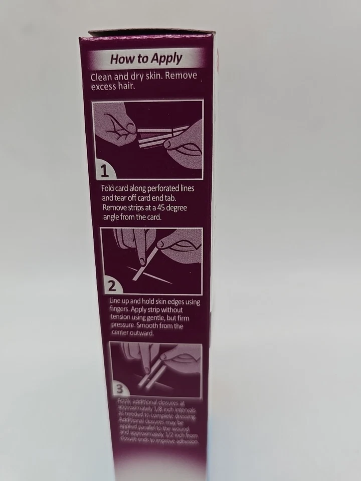 Cierre de herida Steri-Strip, 30 tiras estériles Foto 2 de 3