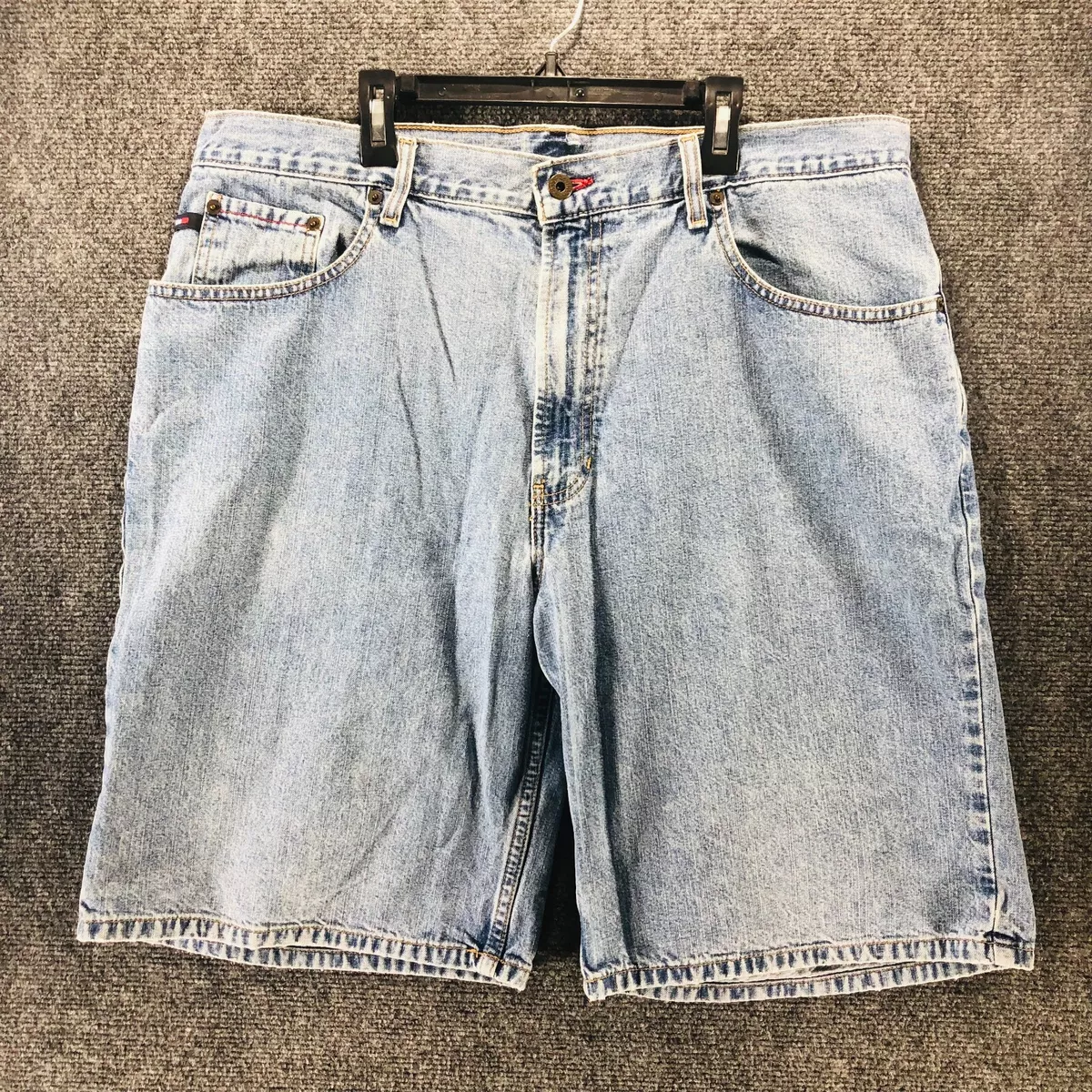 Hilfiger Denim Shorts Mens Size Blue Dad Jeans Beach Casual Light | eBay