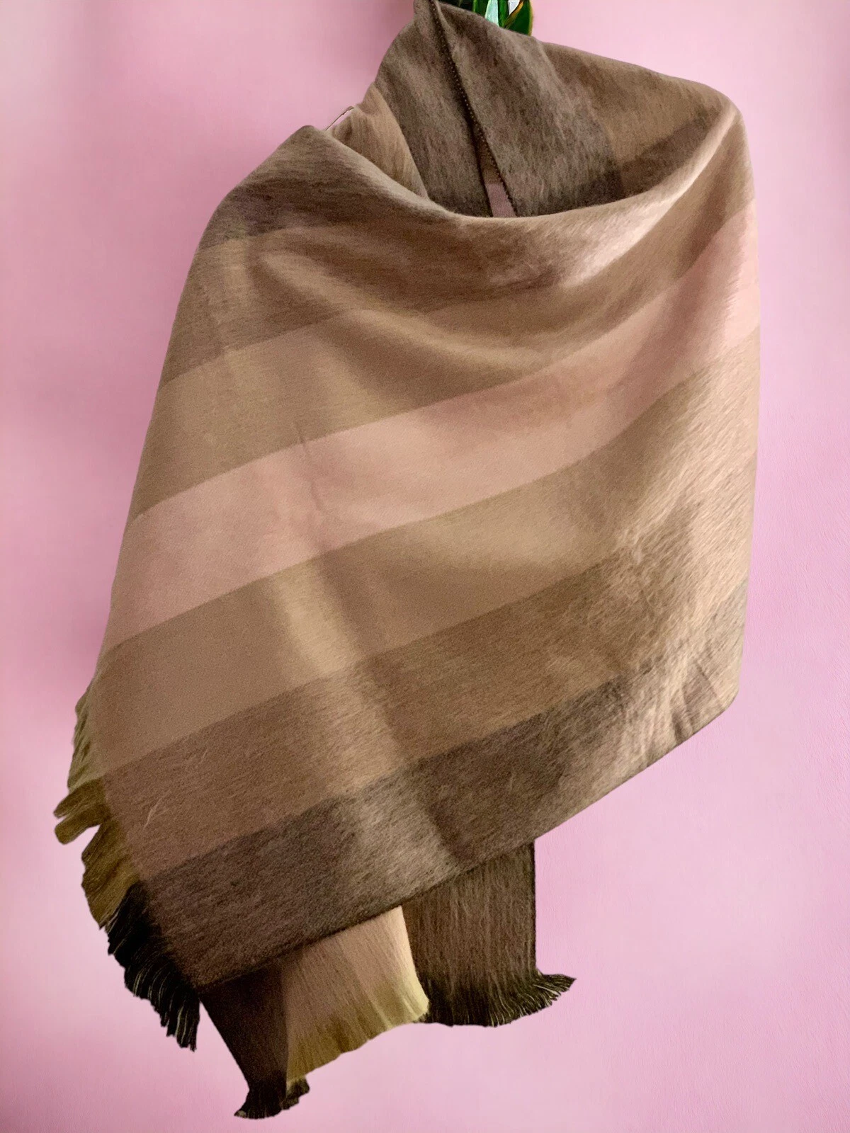Soft and Cozy Baby Alpaca Long Scarf / Shawl / Wrap Handmade S0000115