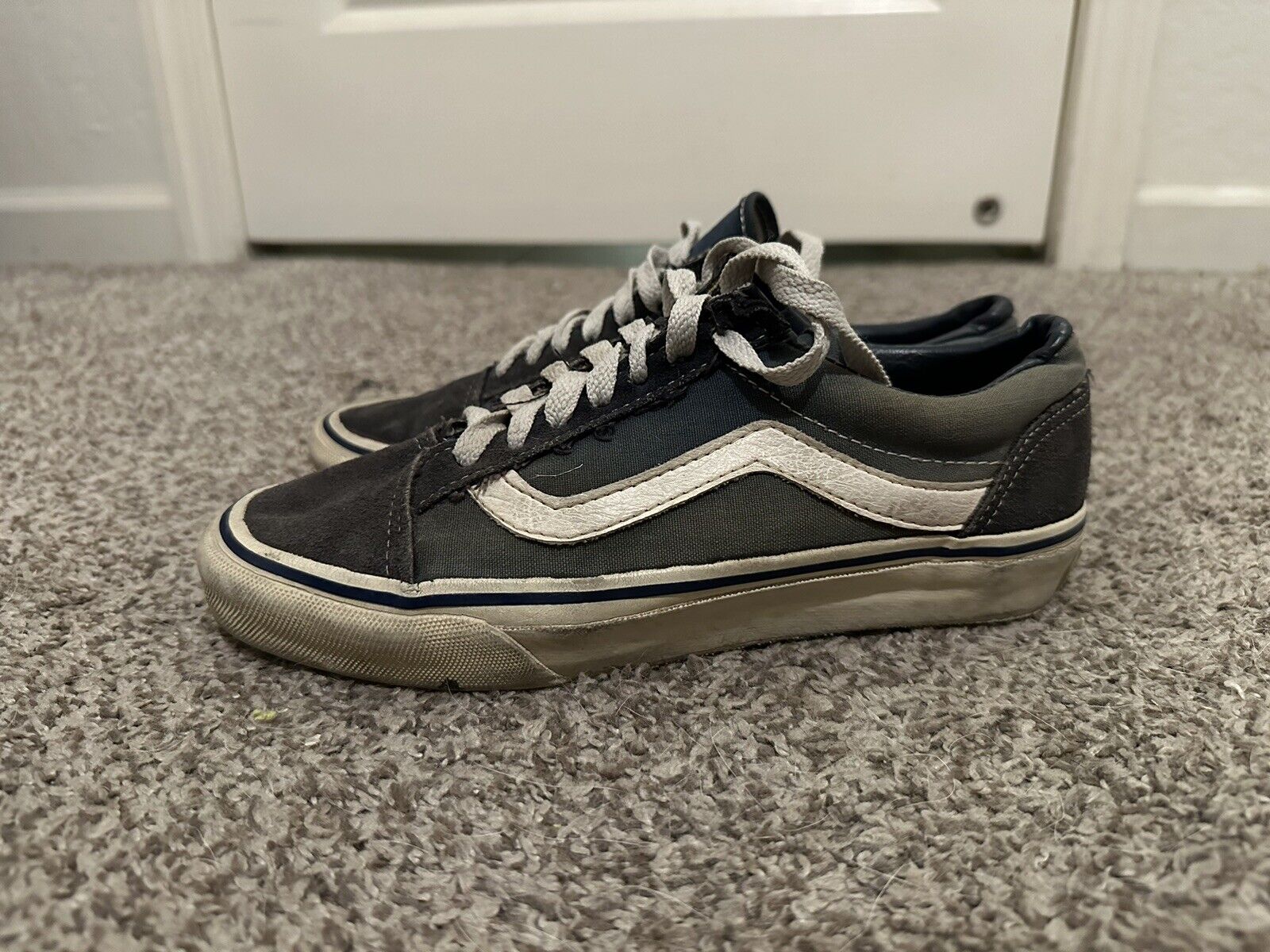 Vintage 90's Vans Old Skool Shoes Made In USA Size 8 Womens Mens 6 Rare