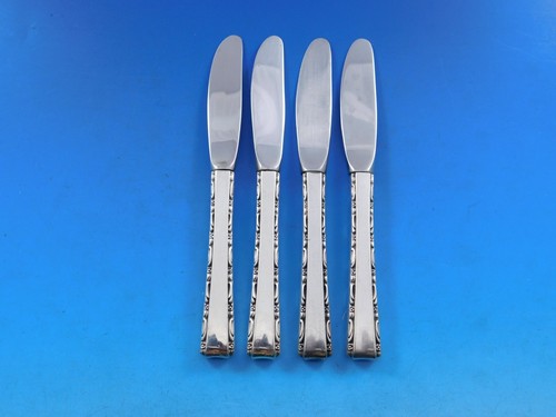Madrigal by Lunt Sterling Silver Butter Spreader HH Modern 6 1/8" Set of 4 - 第 1/3 張圖片