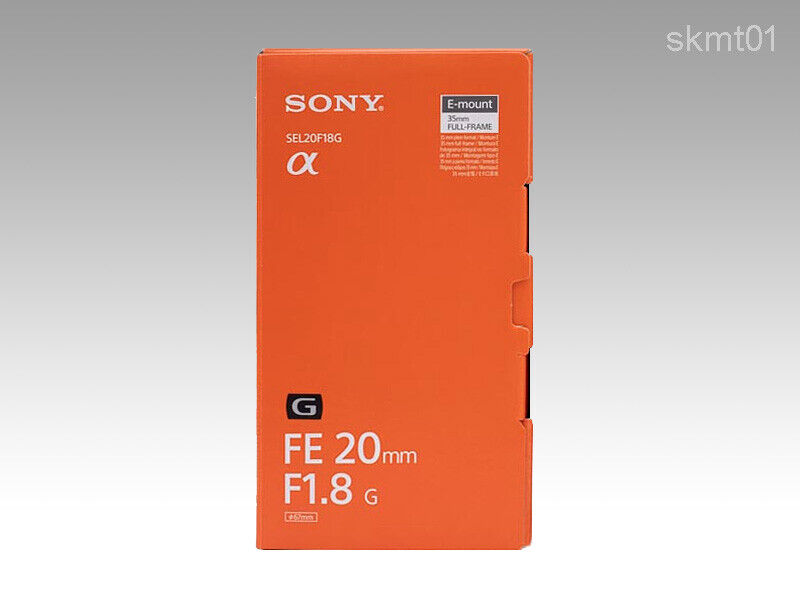 Sony SEL20F18G Single focus lens FE 20mm F1.8G E mount 35 mm Full size DHL  Fast