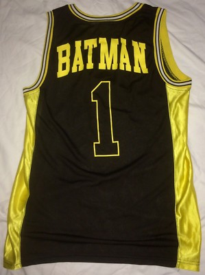 BATMAN タンクトップ 黒/黄色　ヴィンテージ　バットマン　バスケシャツ BATMAN タンクトップ 黒/黄色 ヴィンテージ バットマン バスケ