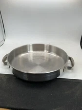 Au Gratin Pan - Dual Handle Stainless 7.5” Pan - Unbranded - No Lid