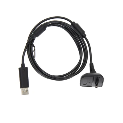 STRAßE GAME Câble USB chargeur pour manette Microsoft Xbox 360 - 1,5 mètre - Noir