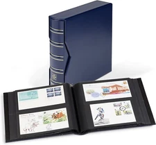 Large #10 FDC Album For 200 First Day Covers 50 Double Pages Slipcase Lighthouse