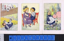 Raggedy Ann Color Illustrations , Set/3 -- 1920 SET B plus Bonus