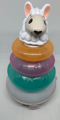Fisher Price Linkimals Lights & Colors llama Teaches Colors Stacking toy RARE