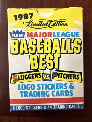 Fleer Baseball Sluggers vs Pitchers Complete Factory Set 44 Cards 6 Logo Sticker