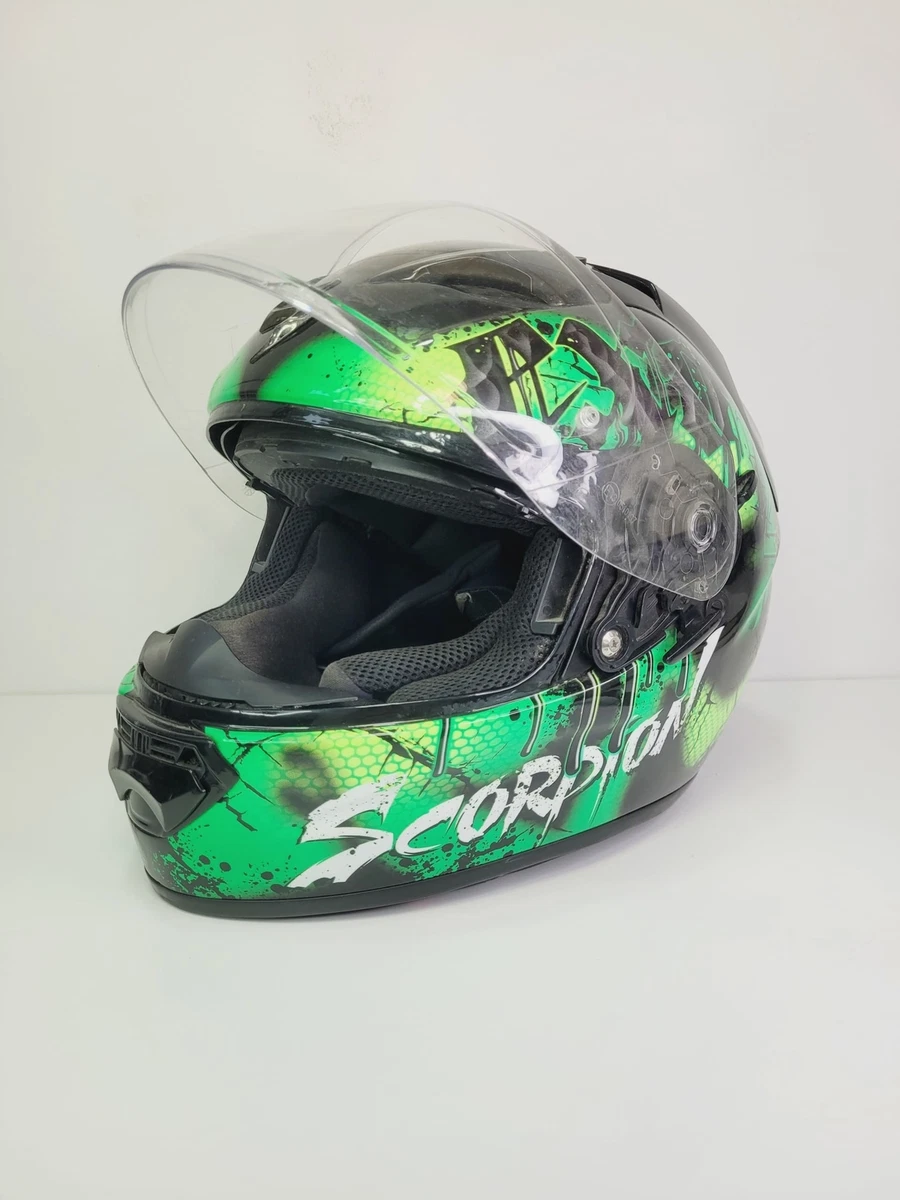 Scorpion EXO 1200 Air Verde Casco De Moto Segunda Mano eBay