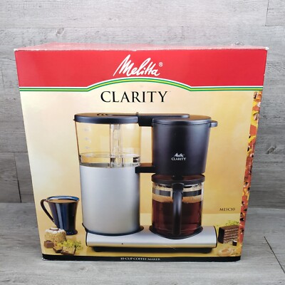 Melitta Clarity MESC10 Coffee Maker 10 Cup Glass Carafe NEW *Hard to Find*
