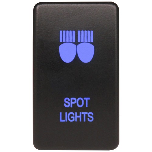 SPOT LIGHTS - WHITE LED Push Switch Suit FORD RANGER PK PX Dash 2009-2015 12v - Picture 6 of 13