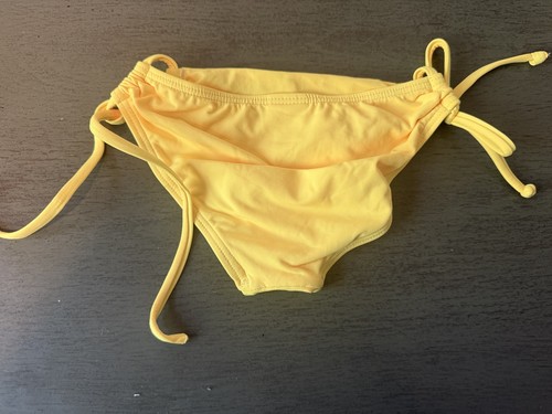 yellow L SPACE youth bikini swimsuit bottom size 6 - Picture 2 of 2