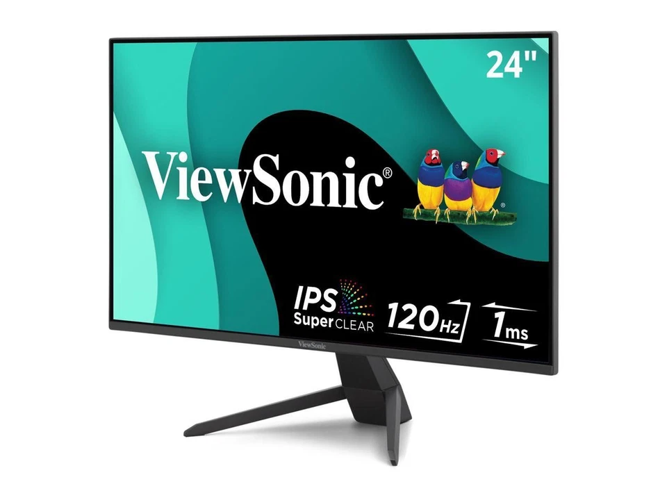 ViewSonic VX2470-MHD 24 Inch 1080p IPS Monitor with 120Hz, 1ms, Variable Refresh - Image 2 of 4