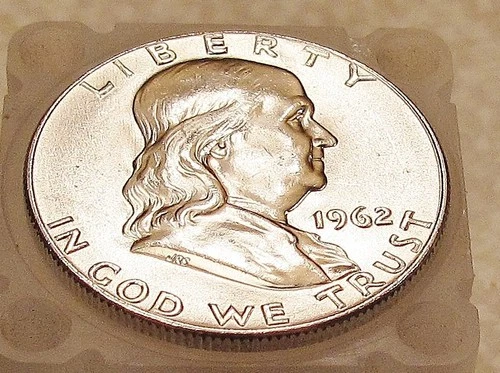 1962 D Choice  Brilliant Uncirculated Franklin STACKERS DELIGHT  #225-88