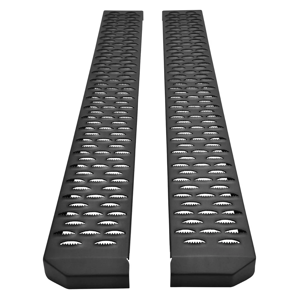 Westin Grate Steps Black Running Boards Set 90" for Chevrolet Ford GMC Toyota - Image 2 of 4