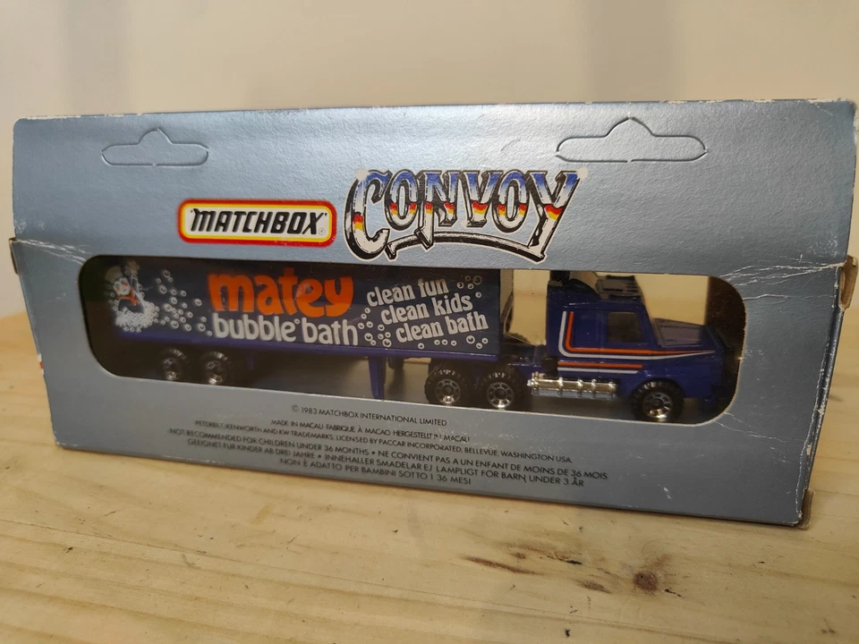 Vintage Matchbox Convoy CY-16 Scania Box Truck MATEY BUBBLE BATH VINTAGE - Image 2 of 4