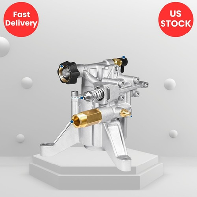 #ad #ad 7 8quot; Vertical Pressure Washer Pump 3000 PSI 2.5 GPM Rear Inlet Outlet $53.99