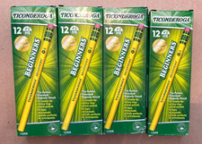 4 Boxes of Ticonderoga Beginners Pencils 13308 - 2 - BRAND NEW