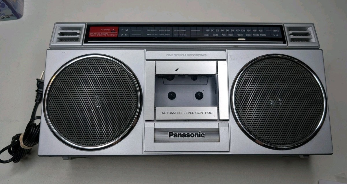 Panasonic RX-4920 Boom Box Portable Cassette Player Radio Tested