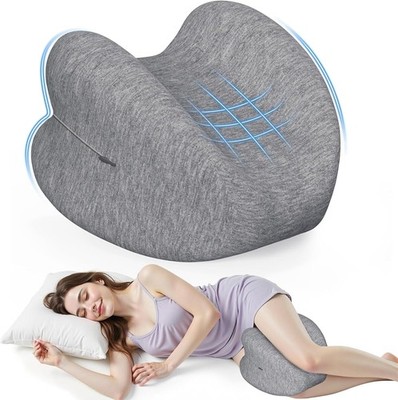 Premium Leg Pillow Foam Memory Leg and Knee Pain Relief Pillow for Side Sleeping
