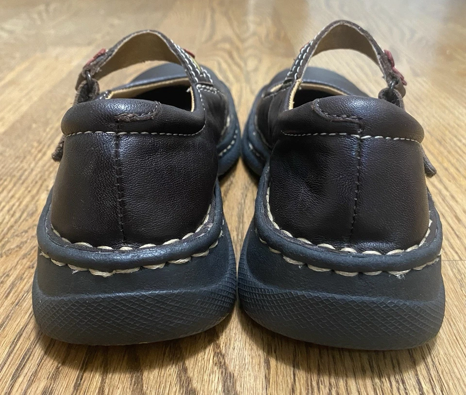 Zapatos Mary Jane Y2K Bajo Cuero Marrón Talla 1.5M Niñas Escuela Boda Fiesta Foto 4 de 4