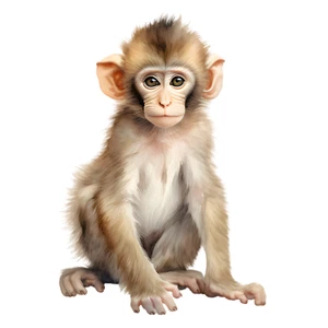 Monkey Ape Animal Jungle Self Adhesive Vinyl Sticker