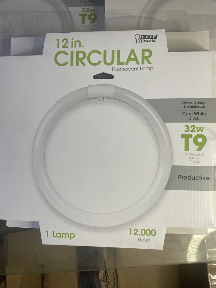 4 Each Feit Electric Circle Fluorescent White No Size Cool White 4100K T9 32W - Image 2 of 4