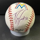 Tayron Guerrero In Person Autographed Baseball Padres + Marlins SEE DESC