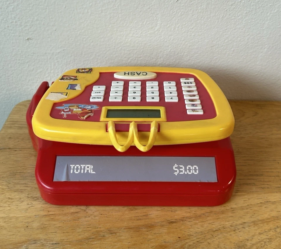 2004 McDonalds Restaurant Kids Play Pretend CASH REGISTER Vintage UNTESTED - Image 3 of 4