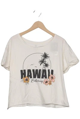 BILLABONG T-Shirt Damen Shirt Kurzärmliges Oberteil Gr. M Cremeweiß #v734km7 - Bild 1 von 4