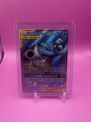 Blastoise & Piplup-GX Cosmic Eclipse #215