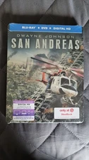 San Andreas-Target SteelBook (2015 Region A Blu-ray)  Brand New Sealed