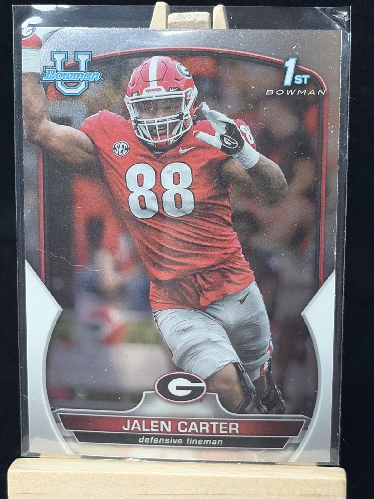 2022 Bowman University Chrome - Jalen Carter #37 (RC)