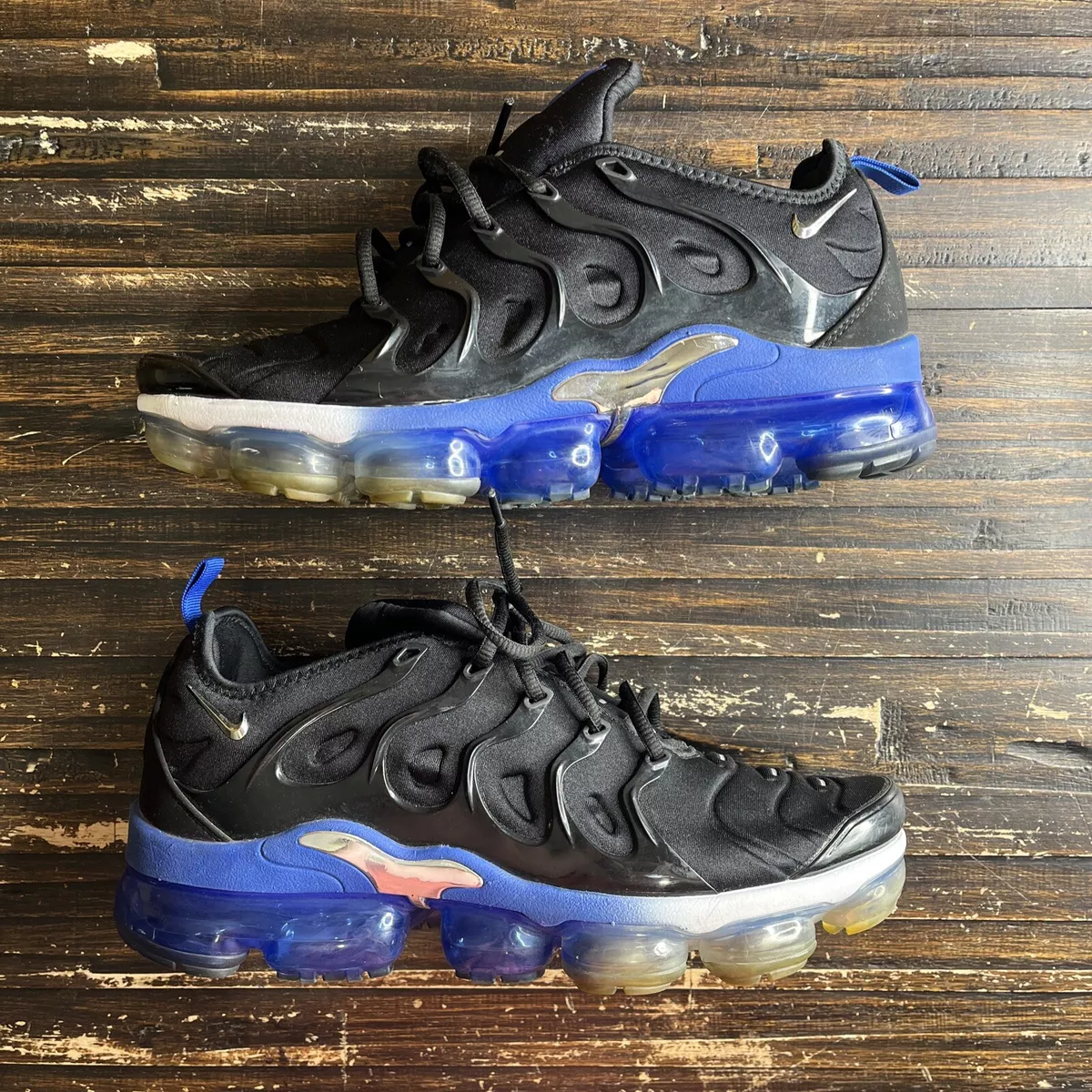 Nike Air Vapormax Plus Orlando Magic Black Blue Sneaker Size 10