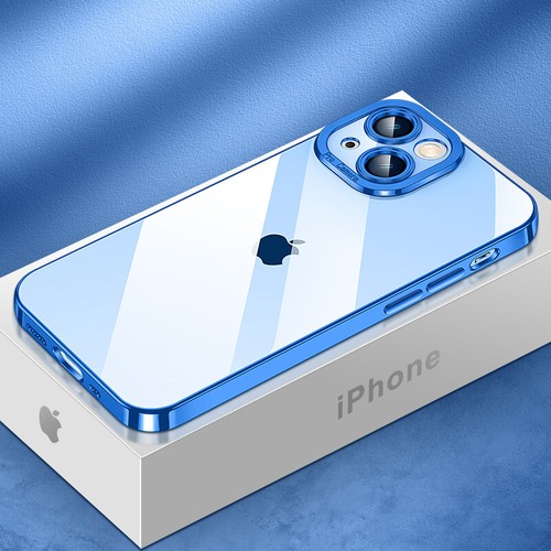 For iPhone 16 Pro Max 15 14 Pro 13 12 11 Plating Clear Soft TPU Phone Case Cover - Picture 16 of 33