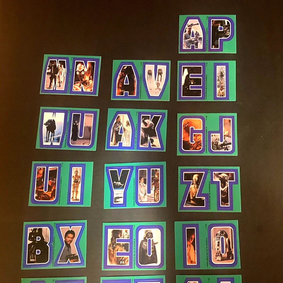 1980 TOPPS THE EMPIRE STRIKES BACK VINTAGE SERIES 3 GREEN STICKER CARDS SET NRMT - Image 2 of 4