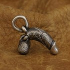 Phallus Phallic Cupronickel Pendant Mens Biker Rock Punk Jewelry Cp20A