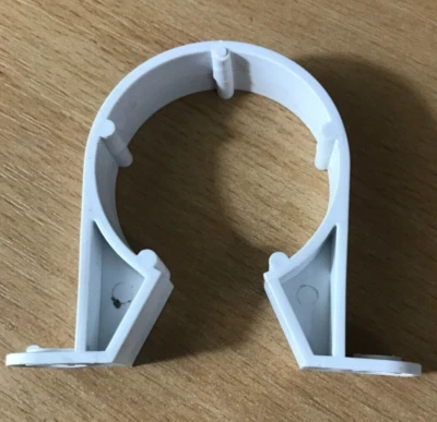 Pipe Clip 52 mm plastic - White (M262)