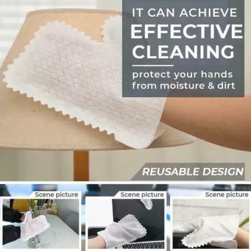 10Pcs Multi-purpose Washable Dusting Gloves, Home Dust Removal Microfiber Gloves - Picture 5 of 6