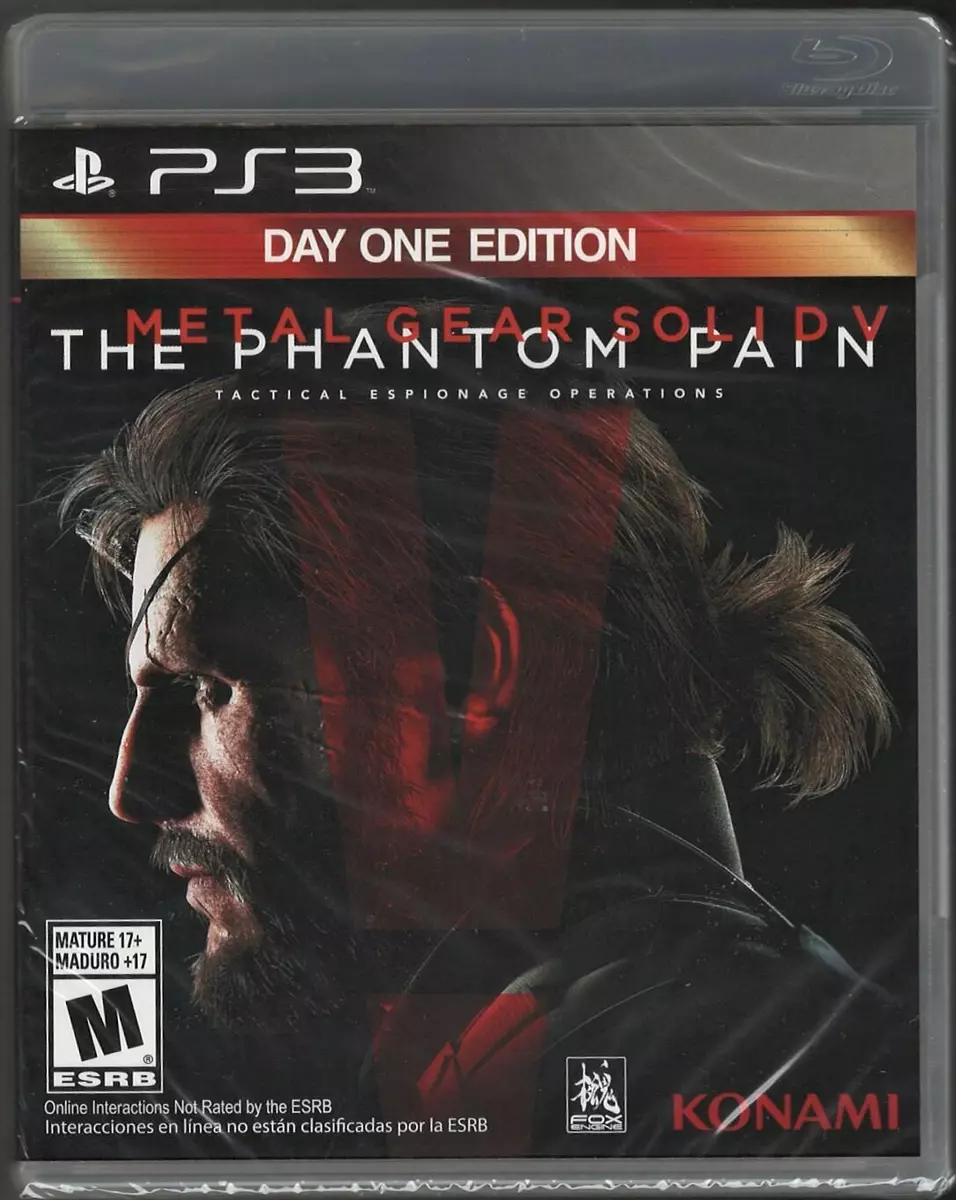  Metal Gear Solid V: The Phantom Pain - PlayStation 3 Day One  Edition : Konami of America: Movies & TV