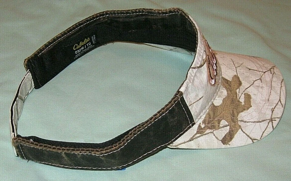 Realtree Camo Visor Cabela's Hunting Fishing Golfing Outdoors One Size Fits Most - Image 4 of 4