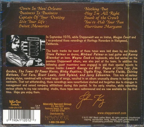 JOHN KAY & COMPANY The Lost Heritage Tapes CD Lowell George Nicky Hopkins *NEW - Picture 2 of 2