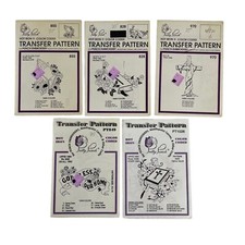 Pretty Punch Hot Iron Transfer Pattern Punch Embroidery Bible Cross Religious