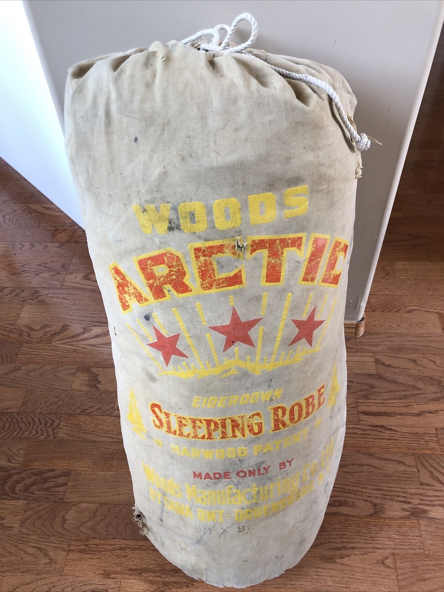 Vintage WOODS ARCTIC 3-Star Sleeping Robe with 2 Bags Vintage WOODS ARCTIC 3-Star Sleeping Robe with 2 Bags