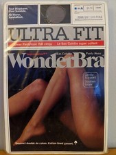 Vintage Pantyhose Wonderbra Rare Ultra Fit Color Pearl Grey Size A BDR3